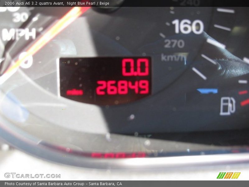 Night Blue Pearl / Beige 2006 Audi A6 3.2 quattro Avant