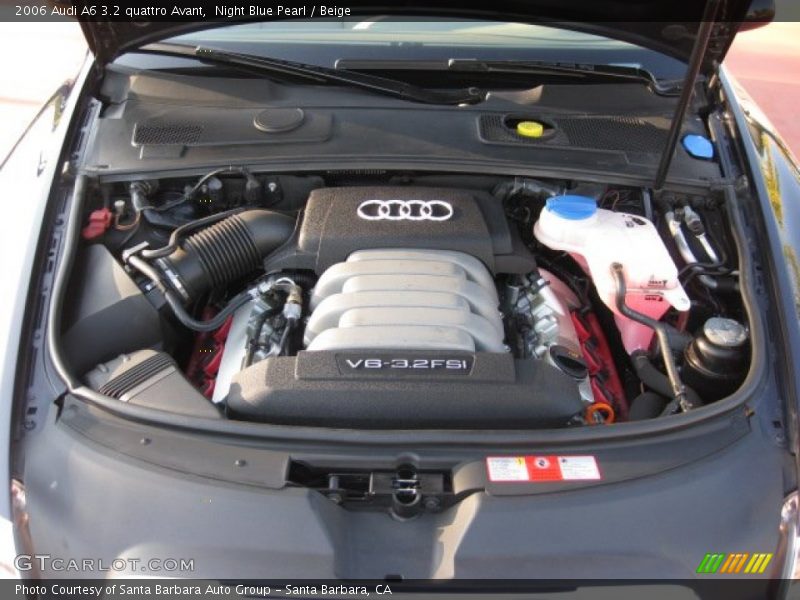  2006 A6 3.2 quattro Avant Engine - 3.2 Liter FSI DOHC 24-Valve VVT V6