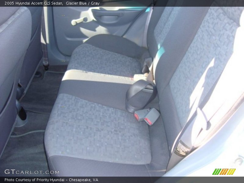 Glacier Blue / Gray 2005 Hyundai Accent GLS Sedan