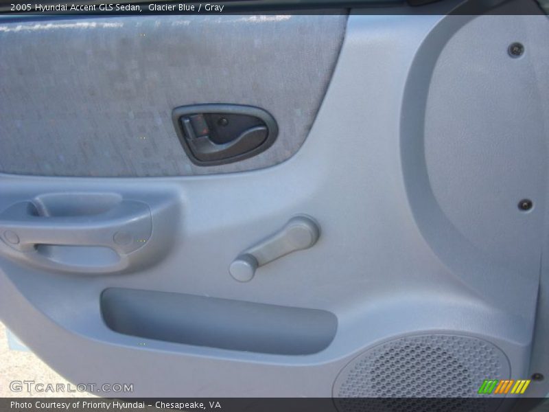 Glacier Blue / Gray 2005 Hyundai Accent GLS Sedan