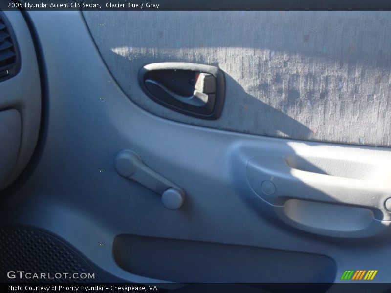 Glacier Blue / Gray 2005 Hyundai Accent GLS Sedan