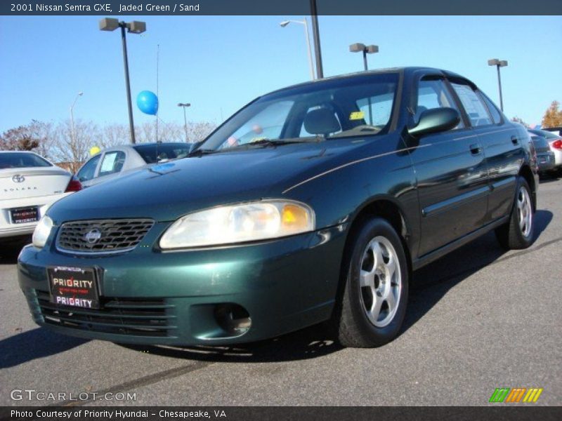 Jaded Green / Sand 2001 Nissan Sentra GXE