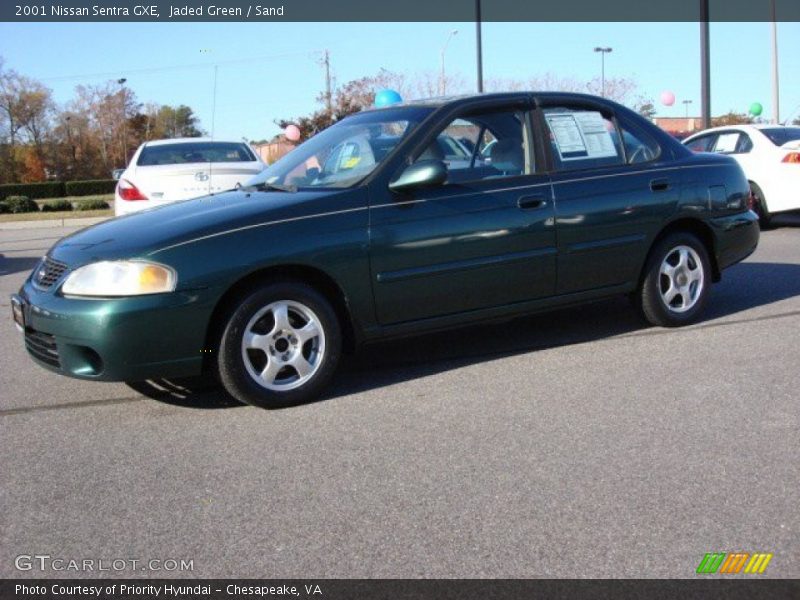 Jaded Green / Sand 2001 Nissan Sentra GXE