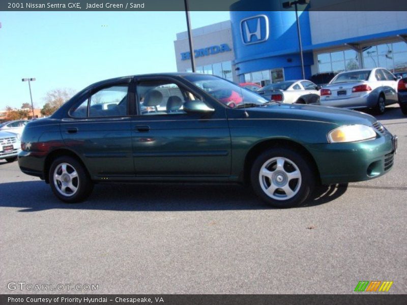 Jaded Green / Sand 2001 Nissan Sentra GXE