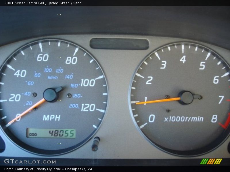 Jaded Green / Sand 2001 Nissan Sentra GXE