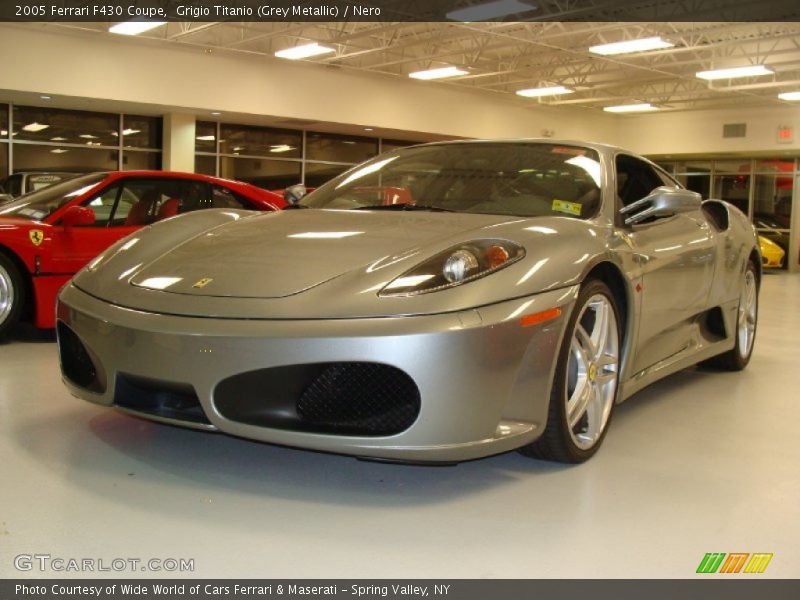 Grigio Titanio (Grey Metallic) / Nero 2005 Ferrari F430 Coupe