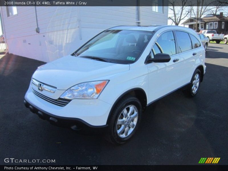 Taffeta White / Gray 2008 Honda CR-V EX 4WD