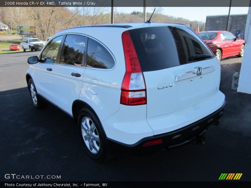 Taffeta White / Gray 2008 Honda CR-V EX 4WD