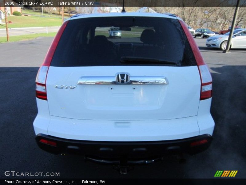 Taffeta White / Gray 2008 Honda CR-V EX 4WD