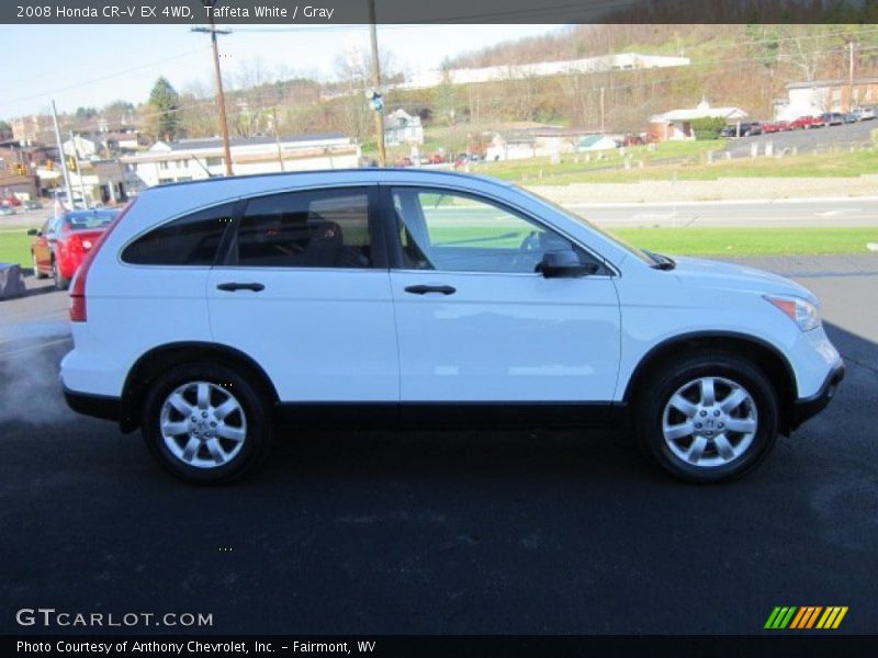 Taffeta White / Gray 2008 Honda CR-V EX 4WD