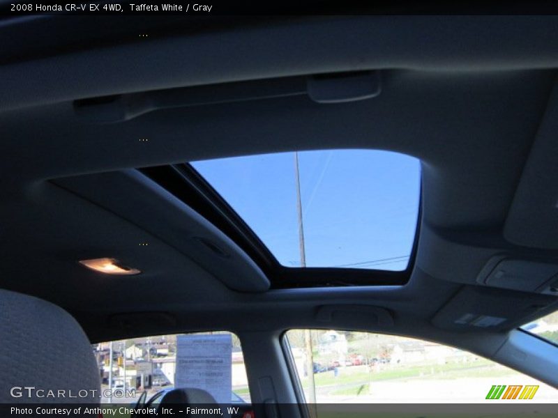 Taffeta White / Gray 2008 Honda CR-V EX 4WD