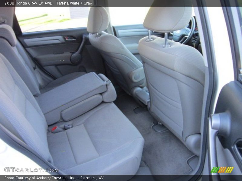 Taffeta White / Gray 2008 Honda CR-V EX 4WD
