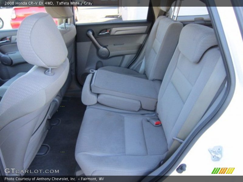 Taffeta White / Gray 2008 Honda CR-V EX 4WD