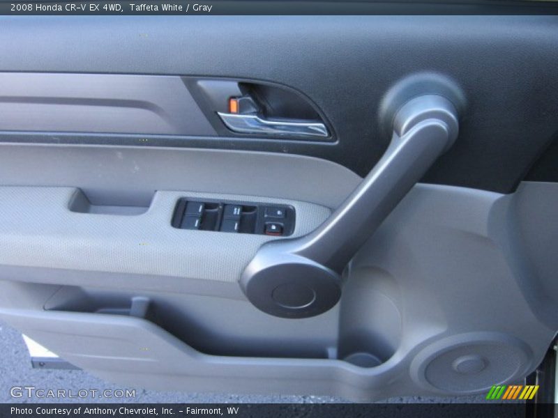 Taffeta White / Gray 2008 Honda CR-V EX 4WD