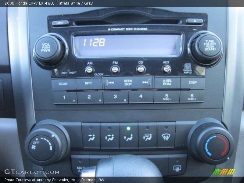 Taffeta White / Gray 2008 Honda CR-V EX 4WD