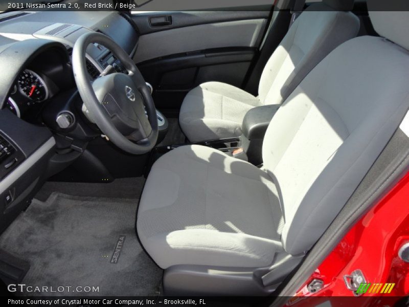 Red Brick / Beige 2011 Nissan Sentra 2.0