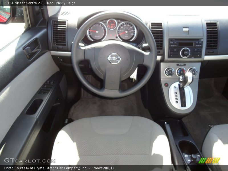 Red Brick / Beige 2011 Nissan Sentra 2.0
