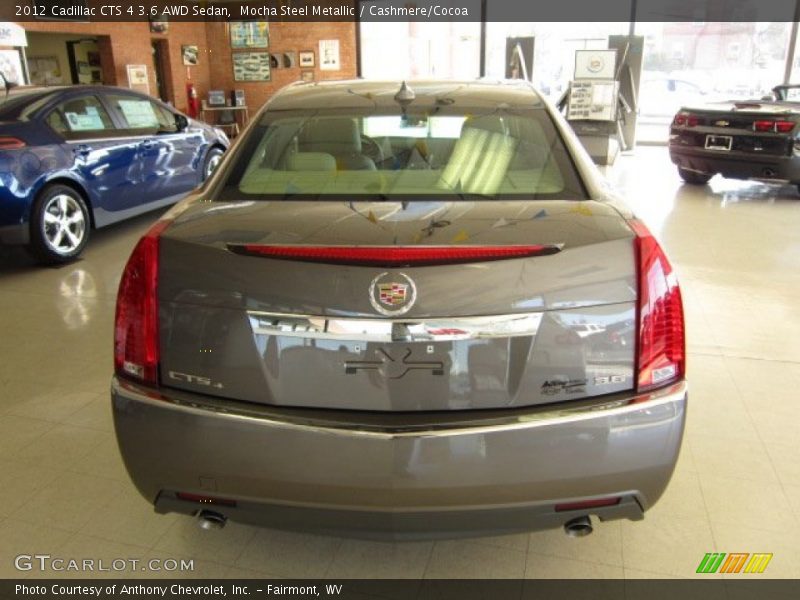 Mocha Steel Metallic / Cashmere/Cocoa 2012 Cadillac CTS 4 3.6 AWD Sedan