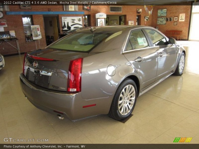 Mocha Steel Metallic / Cashmere/Cocoa 2012 Cadillac CTS 4 3.6 AWD Sedan