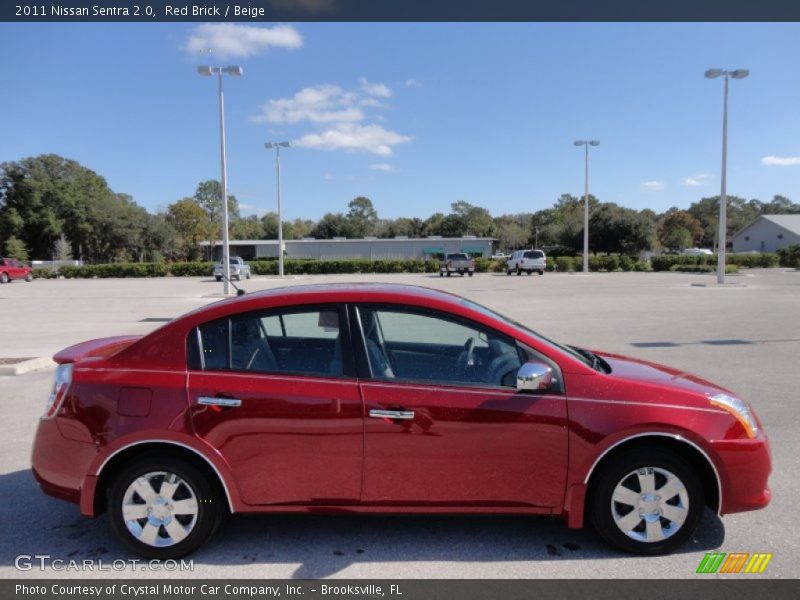 Red Brick / Beige 2011 Nissan Sentra 2.0