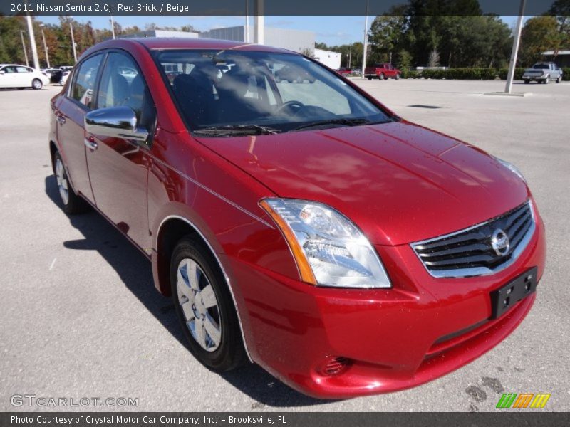 Red Brick / Beige 2011 Nissan Sentra 2.0