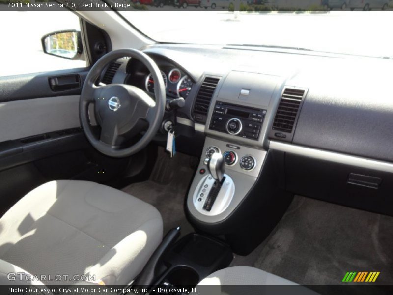 Red Brick / Beige 2011 Nissan Sentra 2.0