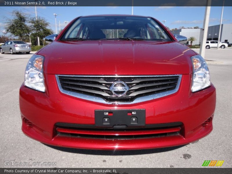 Red Brick / Beige 2011 Nissan Sentra 2.0