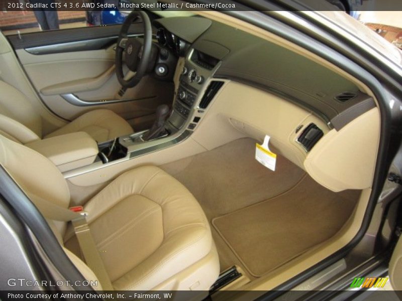 Mocha Steel Metallic / Cashmere/Cocoa 2012 Cadillac CTS 4 3.6 AWD Sedan