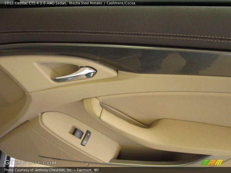 Mocha Steel Metallic / Cashmere/Cocoa 2012 Cadillac CTS 4 3.6 AWD Sedan