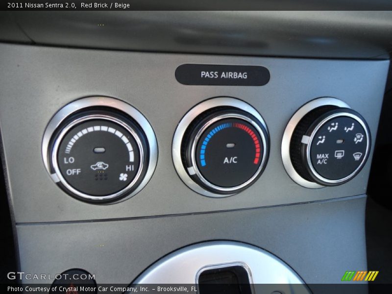Red Brick / Beige 2011 Nissan Sentra 2.0