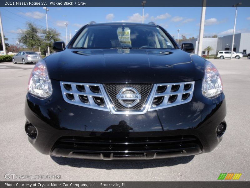 Wicked Black / Gray 2011 Nissan Rogue SV