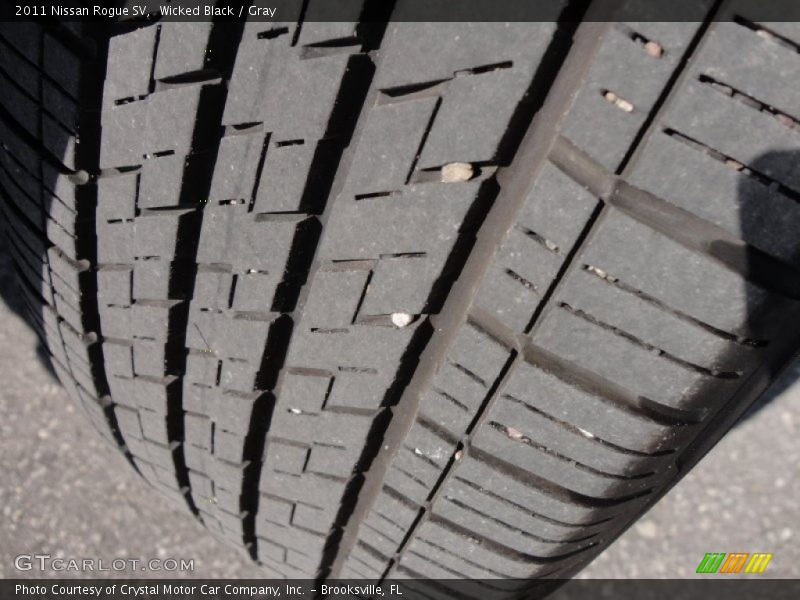 Wicked Black / Gray 2011 Nissan Rogue SV