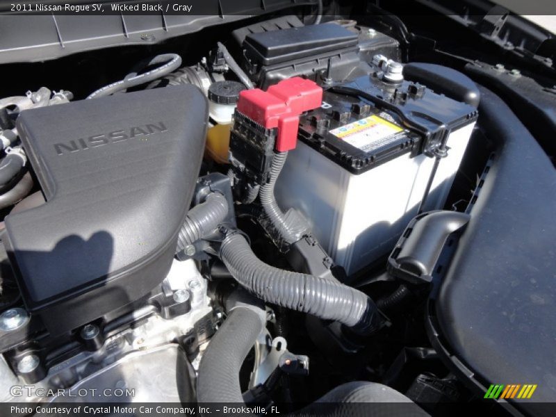 Wicked Black / Gray 2011 Nissan Rogue SV