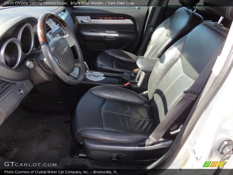 Bright Silver Metallic / Dark Slate Gray 2010 Chrysler Sebring Limited Sedan