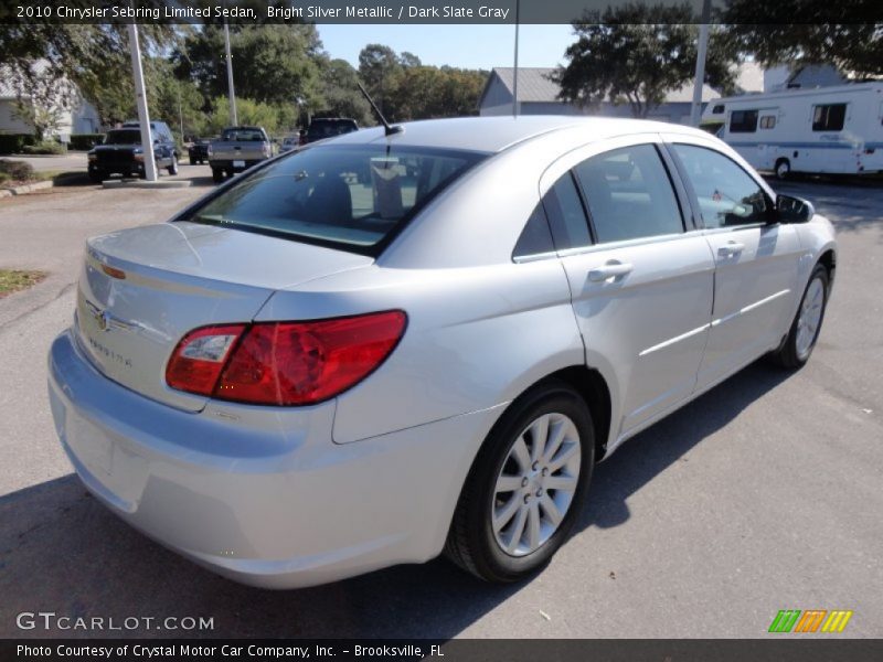 Bright Silver Metallic / Dark Slate Gray 2010 Chrysler Sebring Limited Sedan