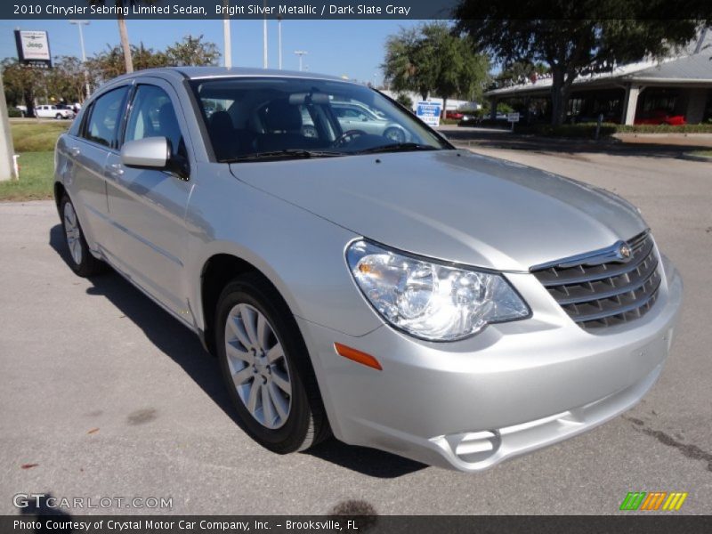 Bright Silver Metallic / Dark Slate Gray 2010 Chrysler Sebring Limited Sedan