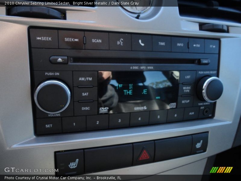 Bright Silver Metallic / Dark Slate Gray 2010 Chrysler Sebring Limited Sedan