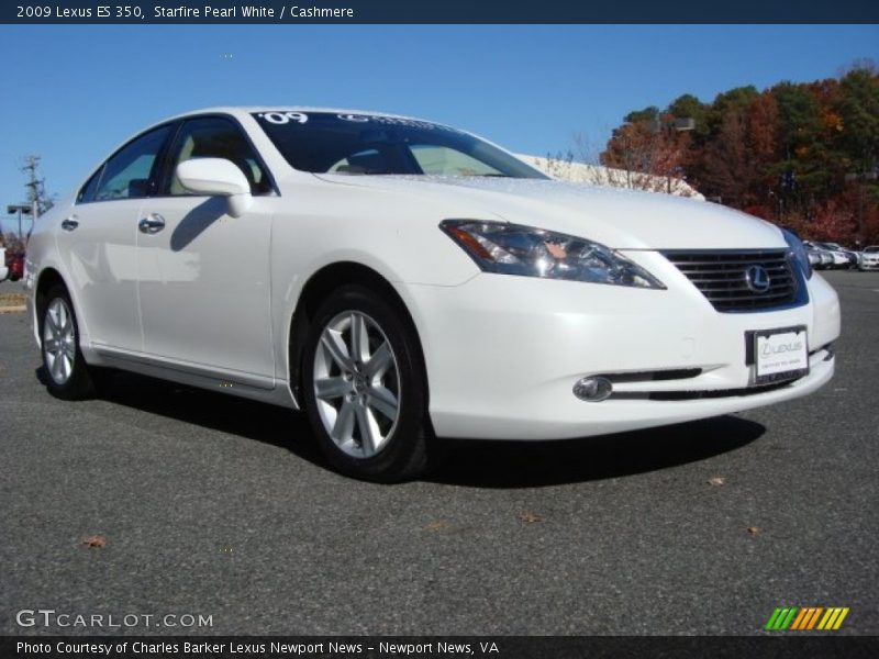 Starfire Pearl White / Cashmere 2009 Lexus ES 350