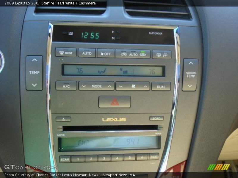 Starfire Pearl White / Cashmere 2009 Lexus ES 350