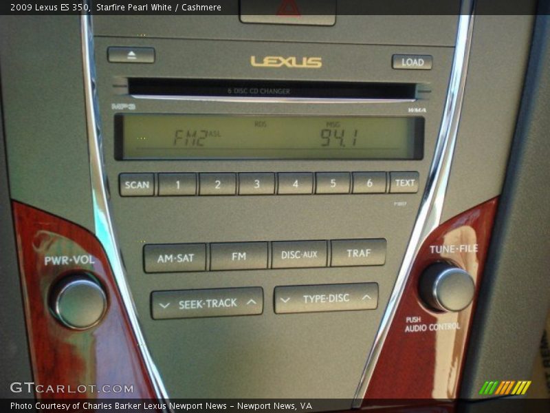 Starfire Pearl White / Cashmere 2009 Lexus ES 350