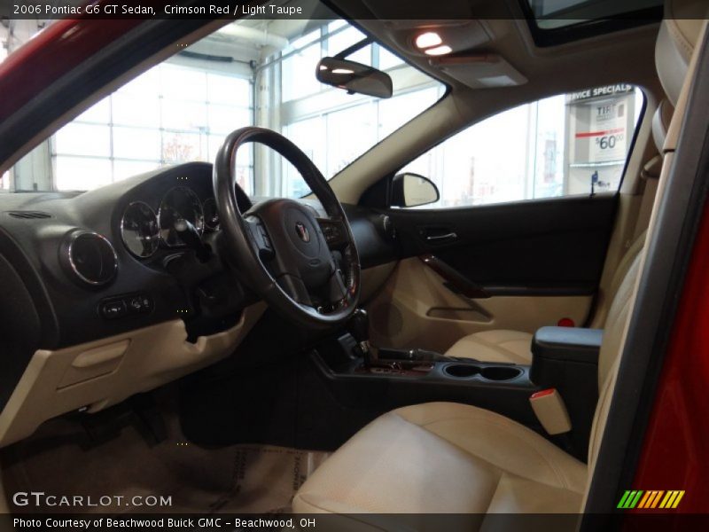 Crimson Red / Light Taupe 2006 Pontiac G6 GT Sedan