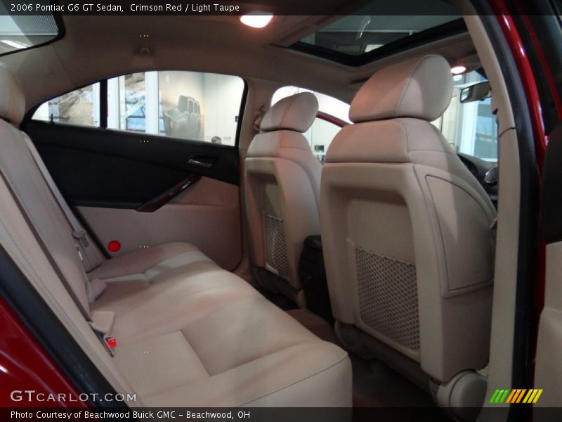 Crimson Red / Light Taupe 2006 Pontiac G6 GT Sedan