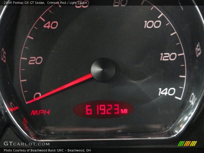 Crimson Red / Light Taupe 2006 Pontiac G6 GT Sedan