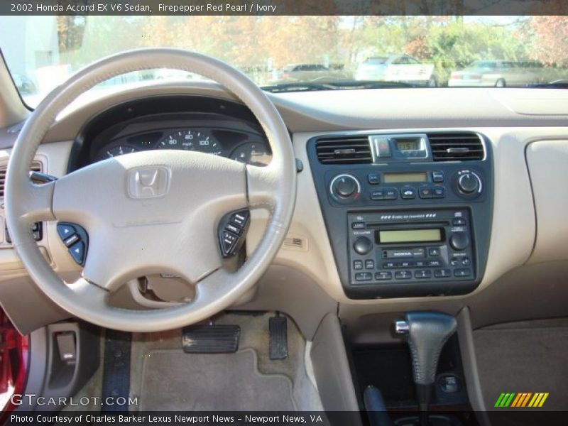 Firepepper Red Pearl / Ivory 2002 Honda Accord EX V6 Sedan