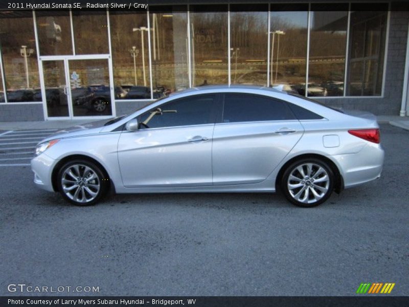 Radiant Silver / Gray 2011 Hyundai Sonata SE