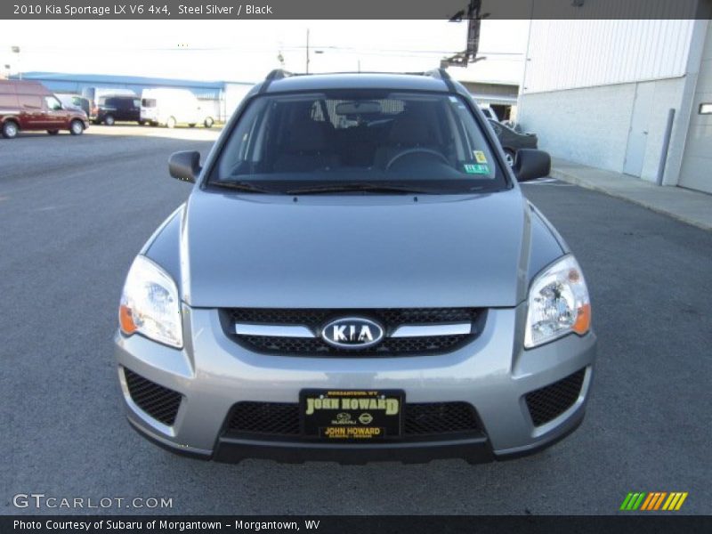 Steel Silver / Black 2010 Kia Sportage LX V6 4x4