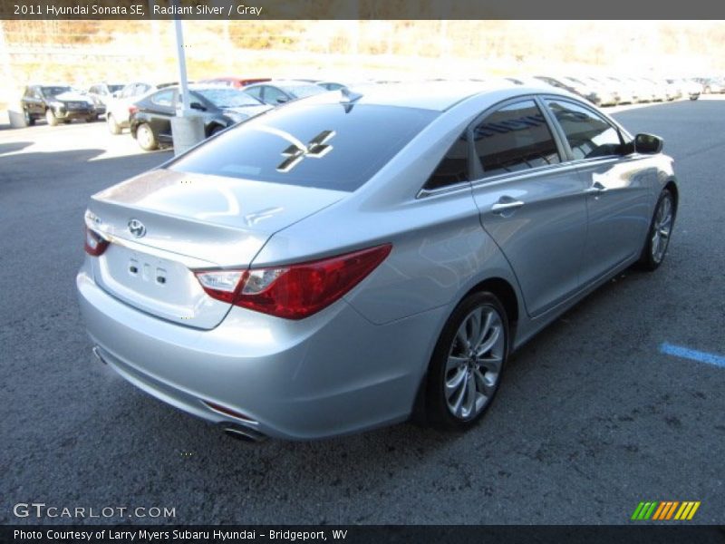 Radiant Silver / Gray 2011 Hyundai Sonata SE