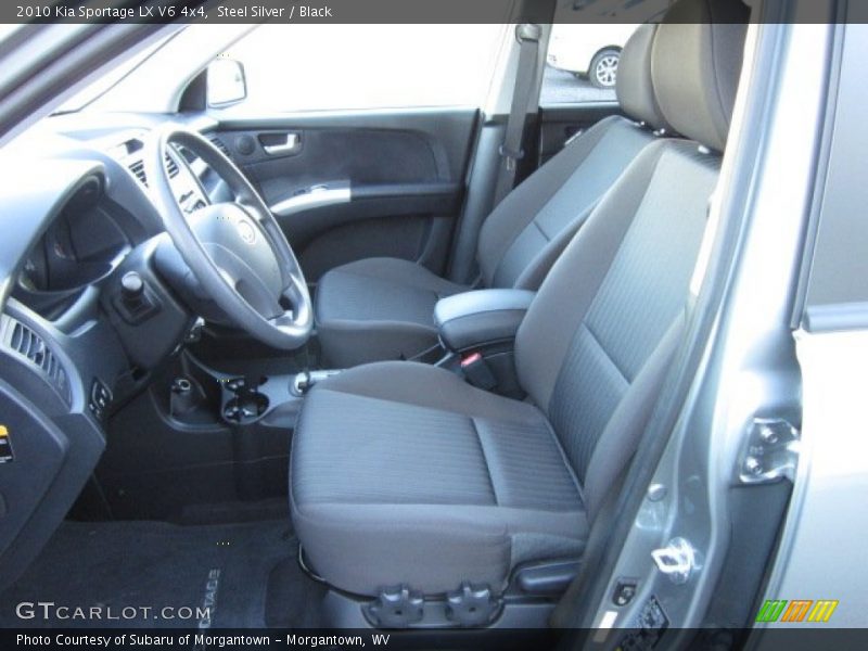 Steel Silver / Black 2010 Kia Sportage LX V6 4x4