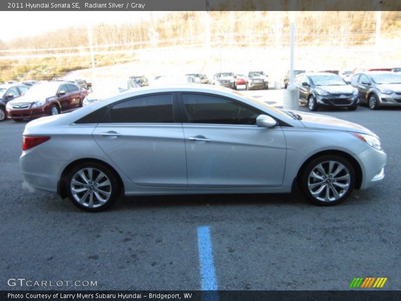 Radiant Silver / Gray 2011 Hyundai Sonata SE