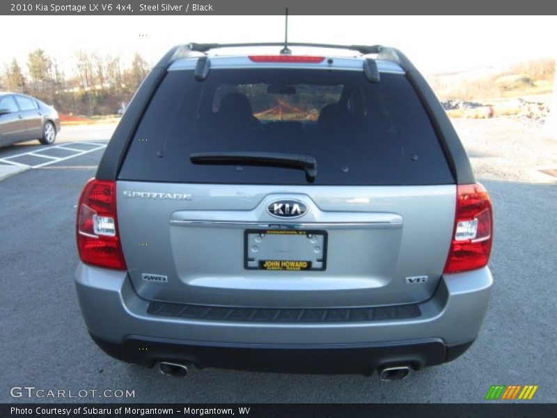 Steel Silver / Black 2010 Kia Sportage LX V6 4x4